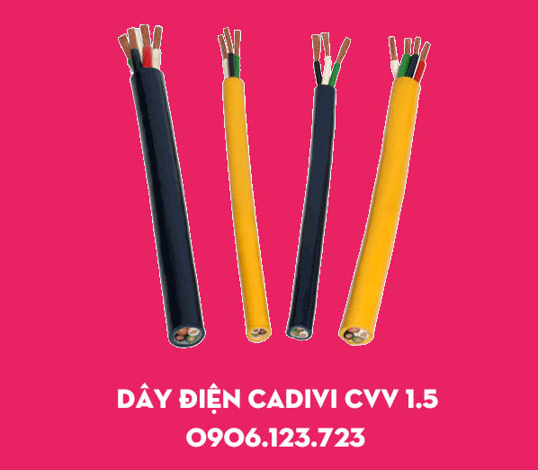 Những điều cần biết về dây điện Cadivi CVV-1.5
